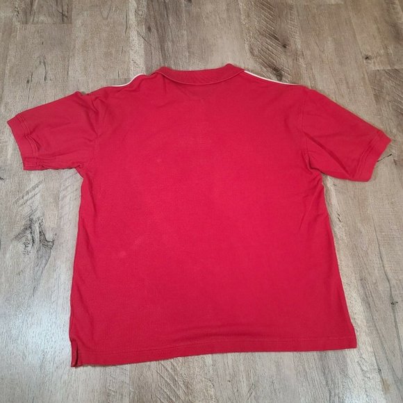 Mens Tommy Hilfiger Athletics USA Polo Shirt with Zipper Pocket - Size Medium - Picture 6 of 8